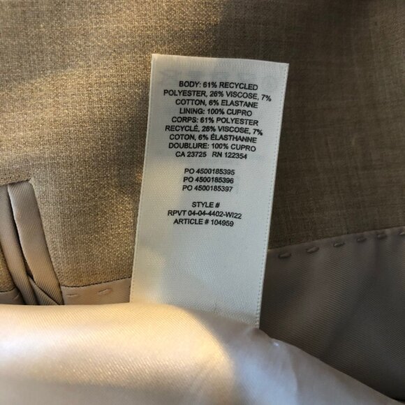 ARITZIA Wilfred 'Generation Blazer' in Heather Oat Beige (Linen Blend) - Picture 5 of 7